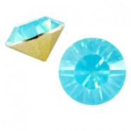 Basic Puntsteen SS39 Aqua blue opal